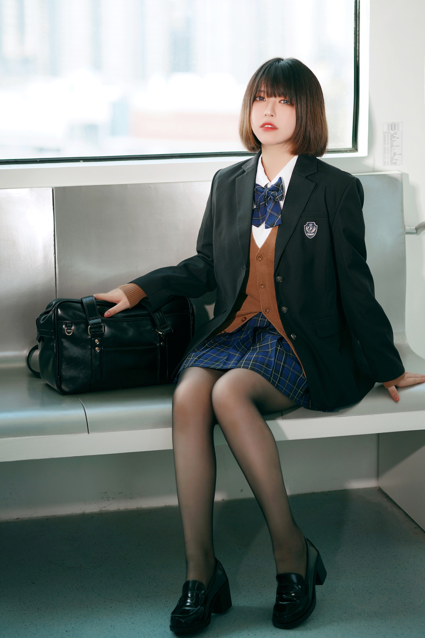 Cosplay 半半子Banbanko 彼女の制服(50P)