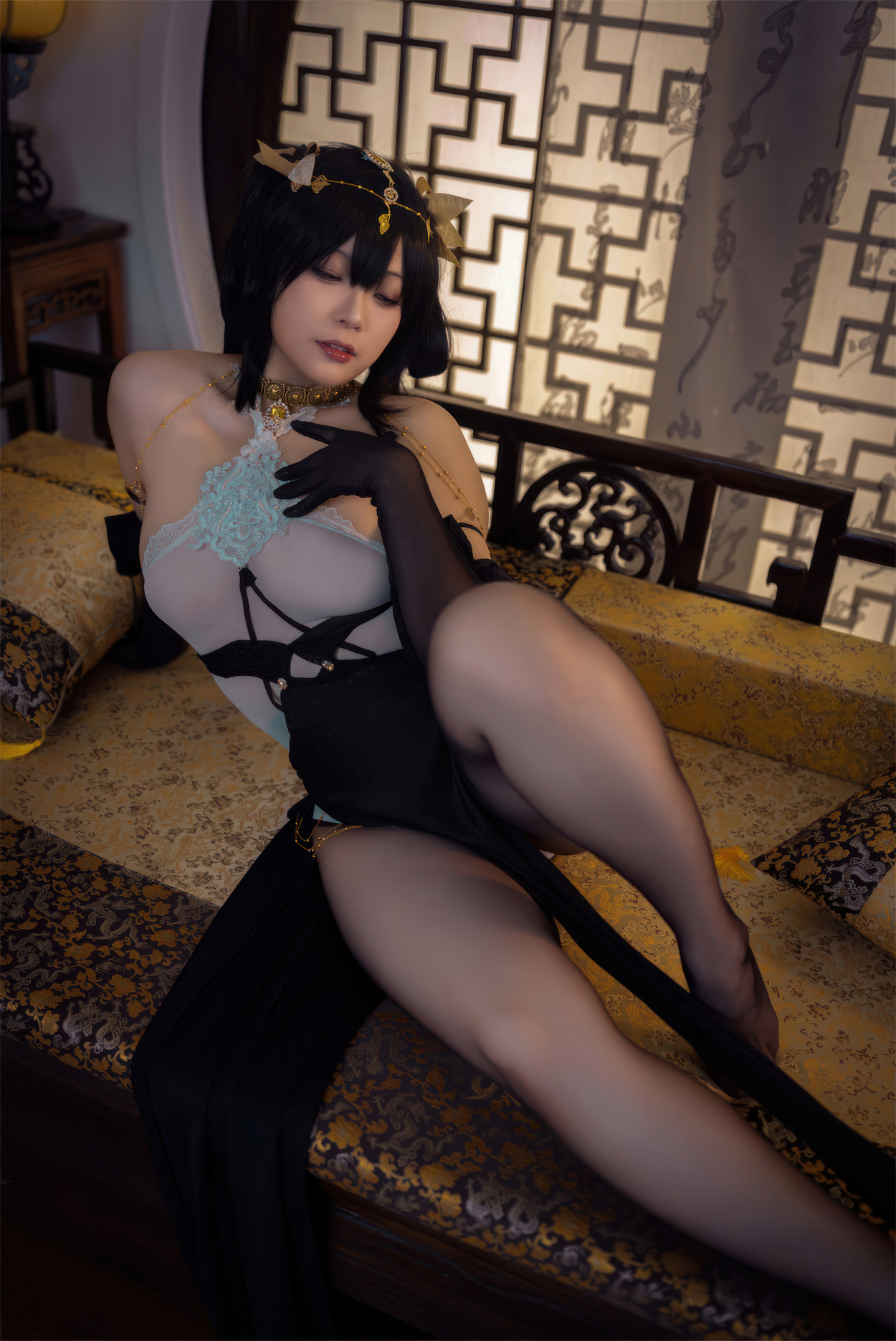 Cosplay 珟_珏Dita 碧蓝航线 镇海旗袍(60P)