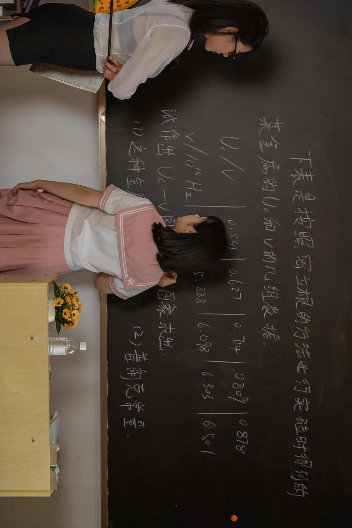 Cosplay 七月喵子 奈汐酱nice – 放学后的补习(70P)