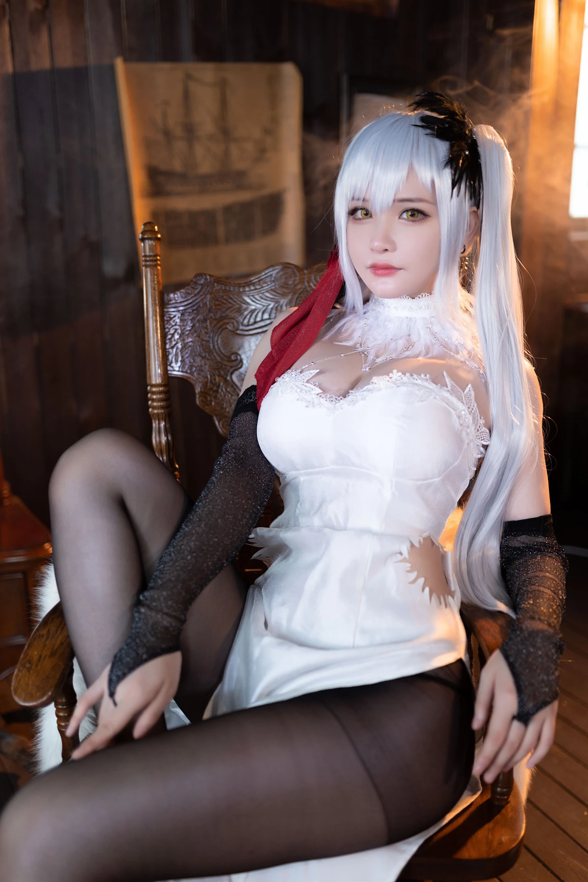 Cosplay 前羽_rr – 碧蓝航线 德雷克