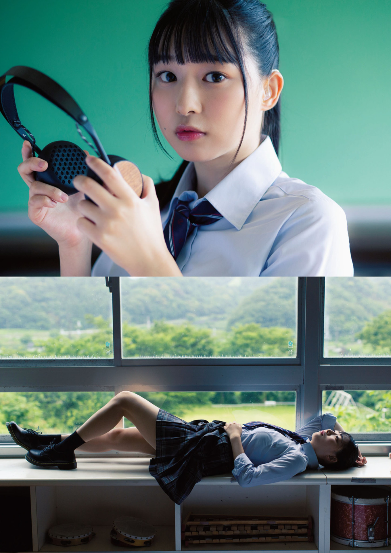 Yurika Wagatsuma 我妻ゆりか, Hikaru Aoyama 青山ひかる, ENTAME増刊 2021.10 魁!! ゼロイチ学園ビジュアルブック