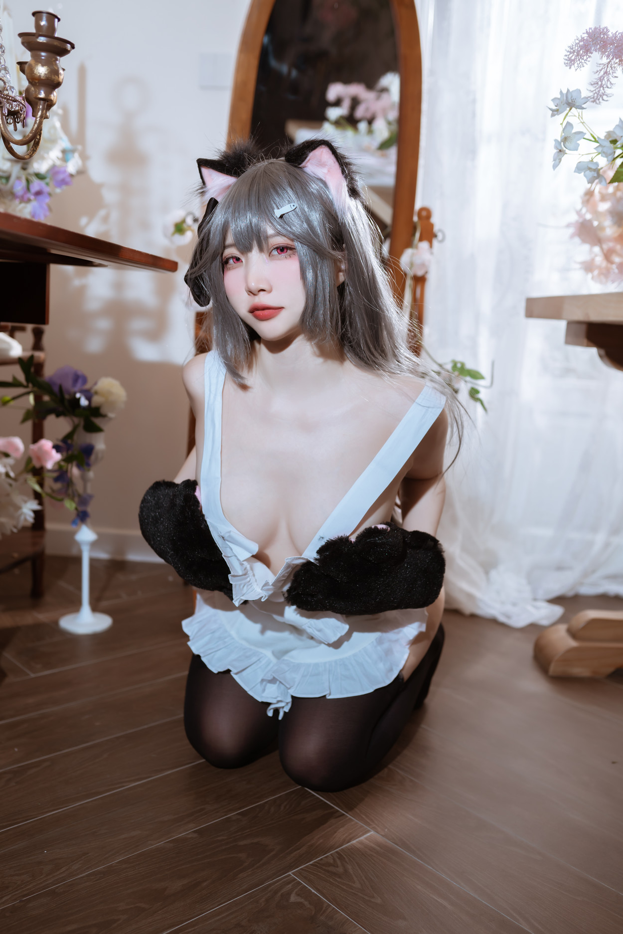 Cosplay 二佐Nisa 碧蓝水星纪念围裙(41P)