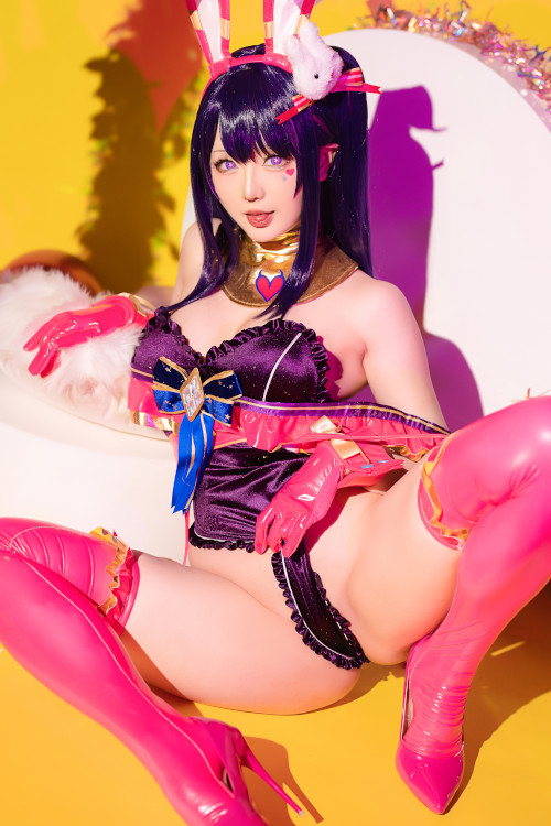 Cosplay 许岚LAN – 黑色丝袜女警