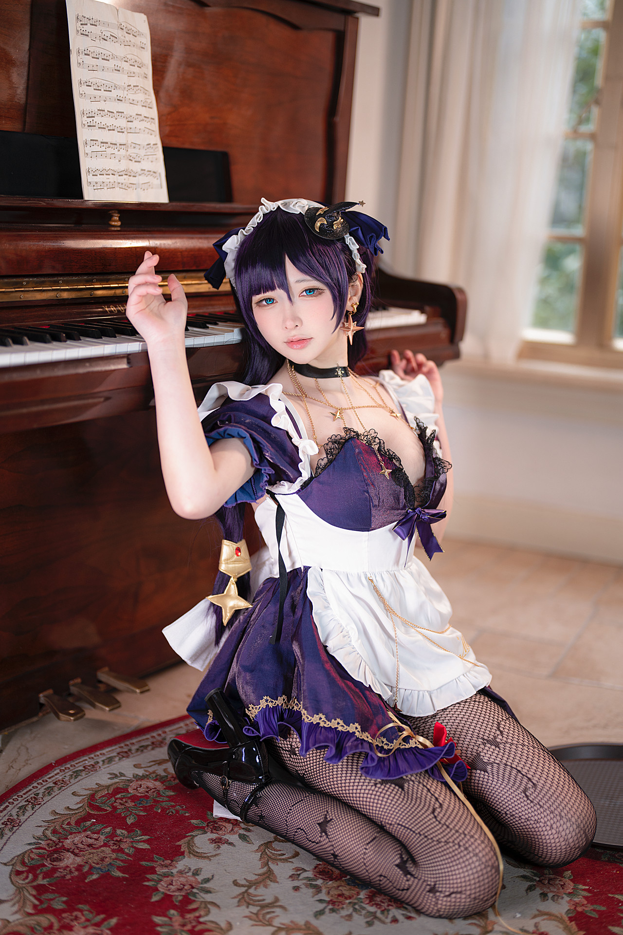 Cosplay 樱梨梨 莫娜女佣