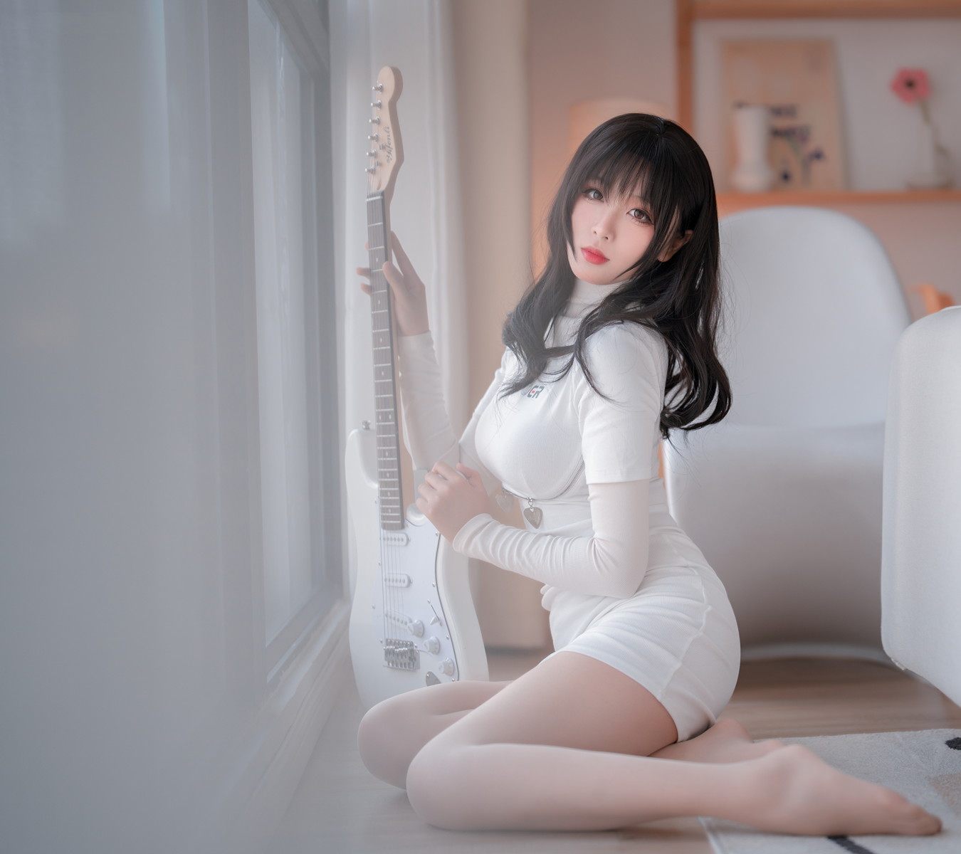 Cosplay 轩萧学姐 吉他妹妹肉丝(60P)