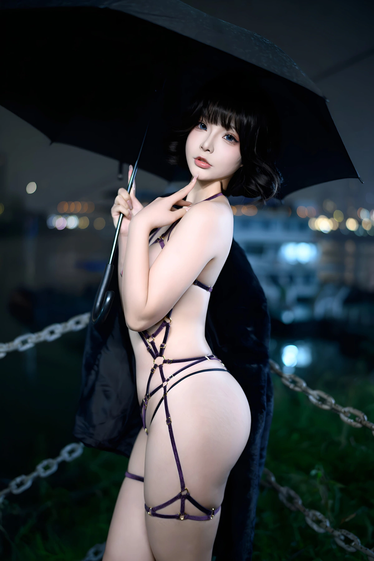 Cosplay Yuuhui玉汇 – 夜游轮渡 Set.01