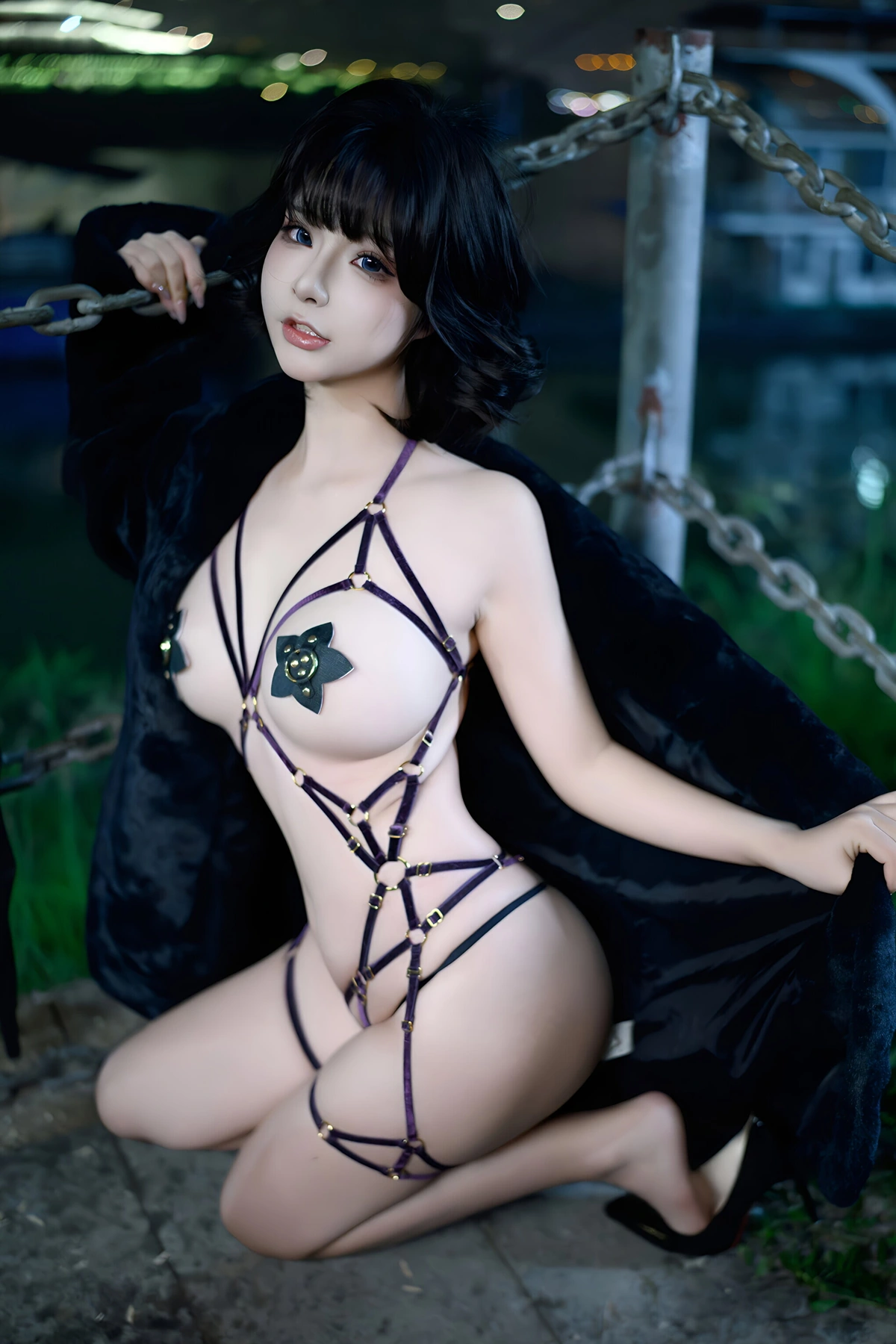 Cosplay Yuuhui玉汇 – 夜游轮渡 Set.01