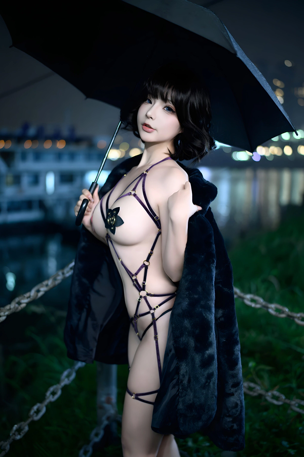 Cosplay Yuuhui玉汇 – 夜游轮渡 Set.01