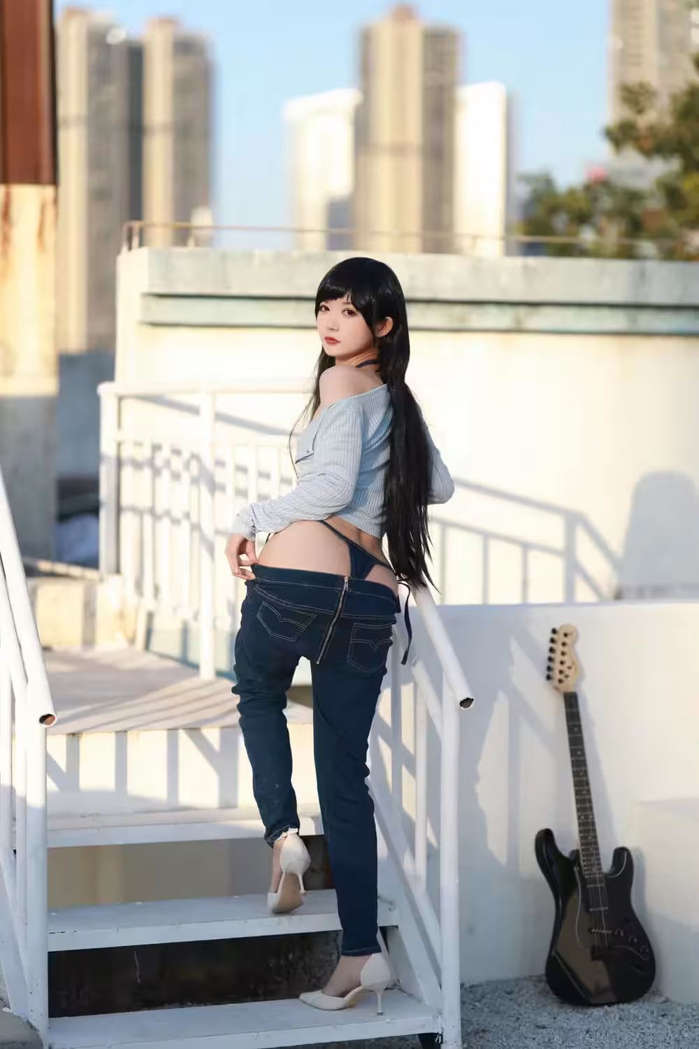 51醬 – 吉他牛仔褲