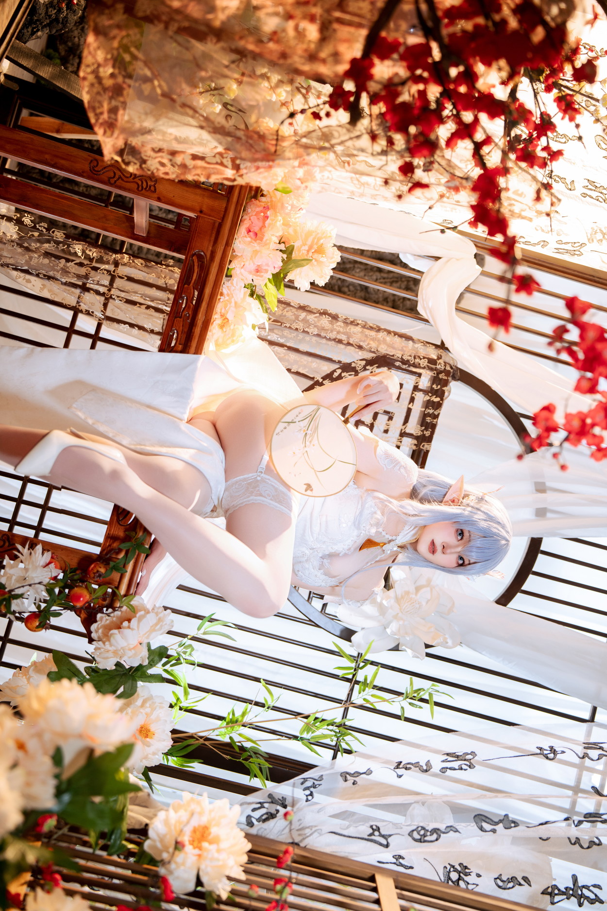 Cosplay Natsuko夏夏子 碧蓝航线 阿尔比恩旗袍(60P)