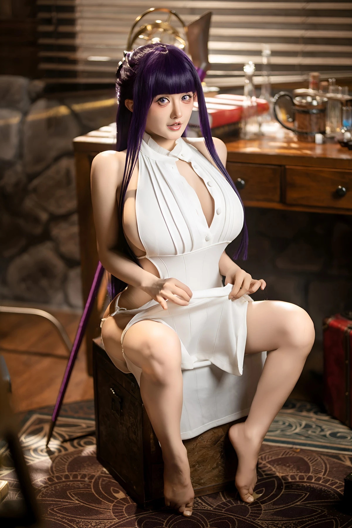 Cosplay 虎牙古阿扎 – 菲伦 Set.02