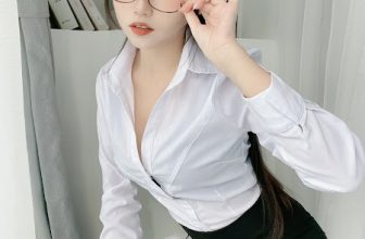 Coser@不呆猫 黑丝包臀OL