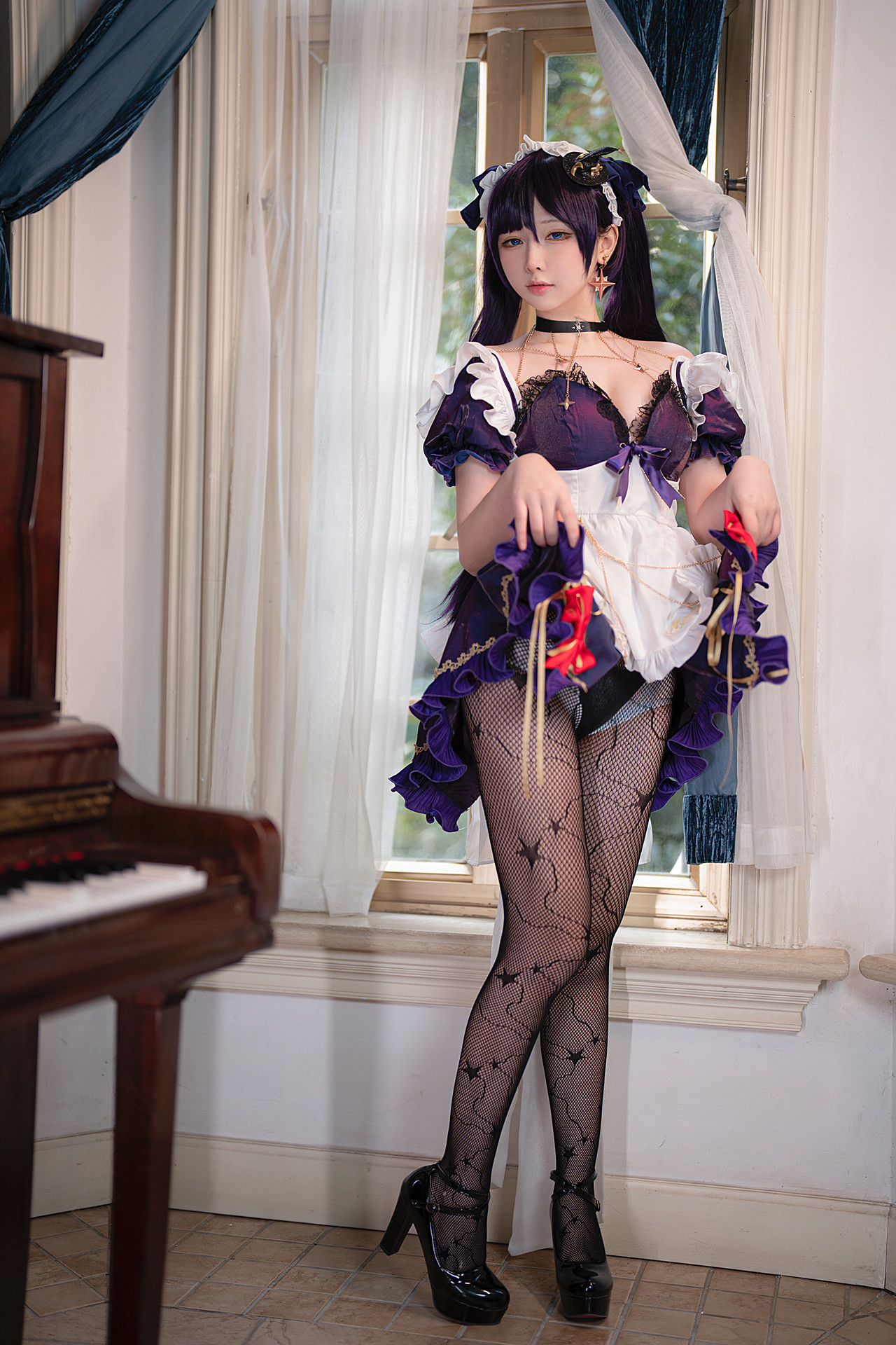 Cosplay 樱梨梨 莫娜女佣