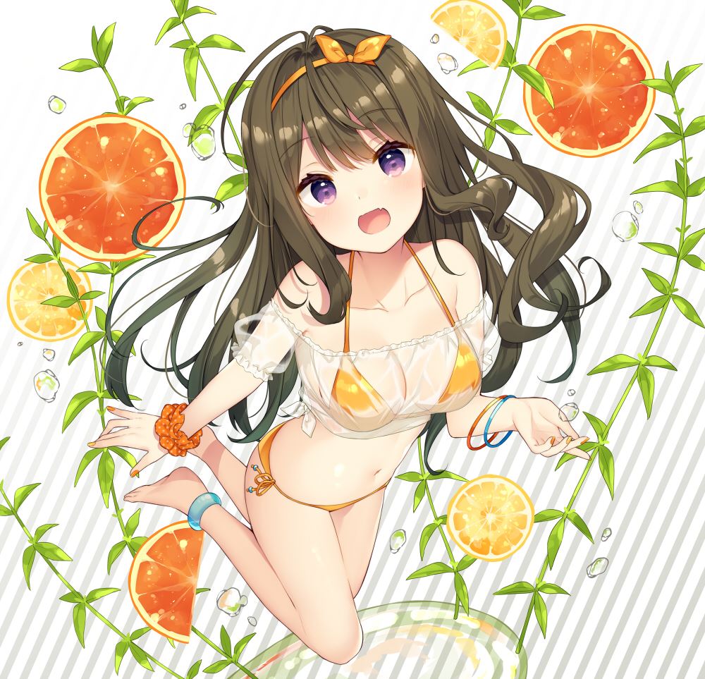 柠檬主题动漫美少女高清唯美图片