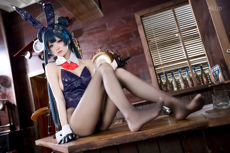 Coser@九柒喵 蔚蓝档案 龙华妃咲 兔女郎