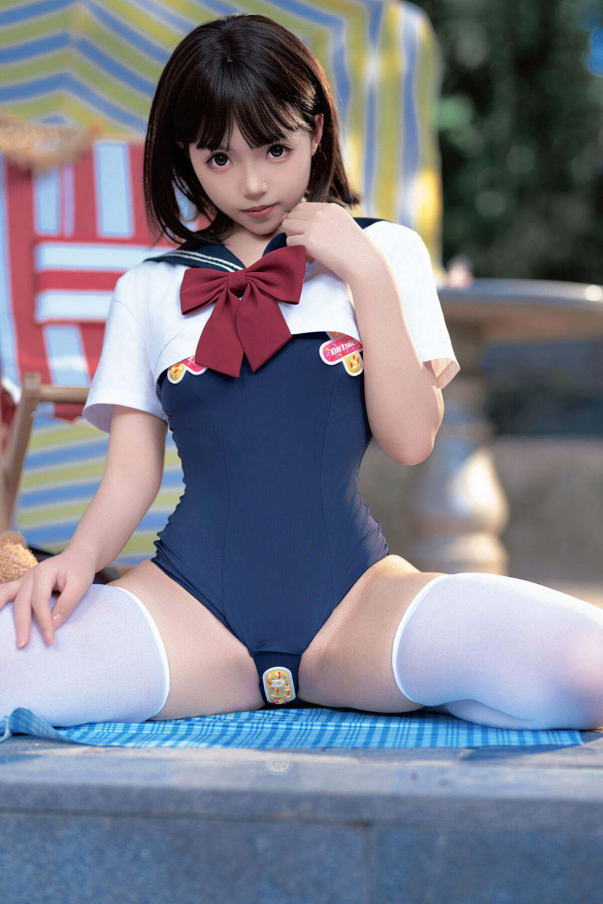 Coser@Bangni邦尼 – 反差JK泳装 Part01 (50P – 7V)