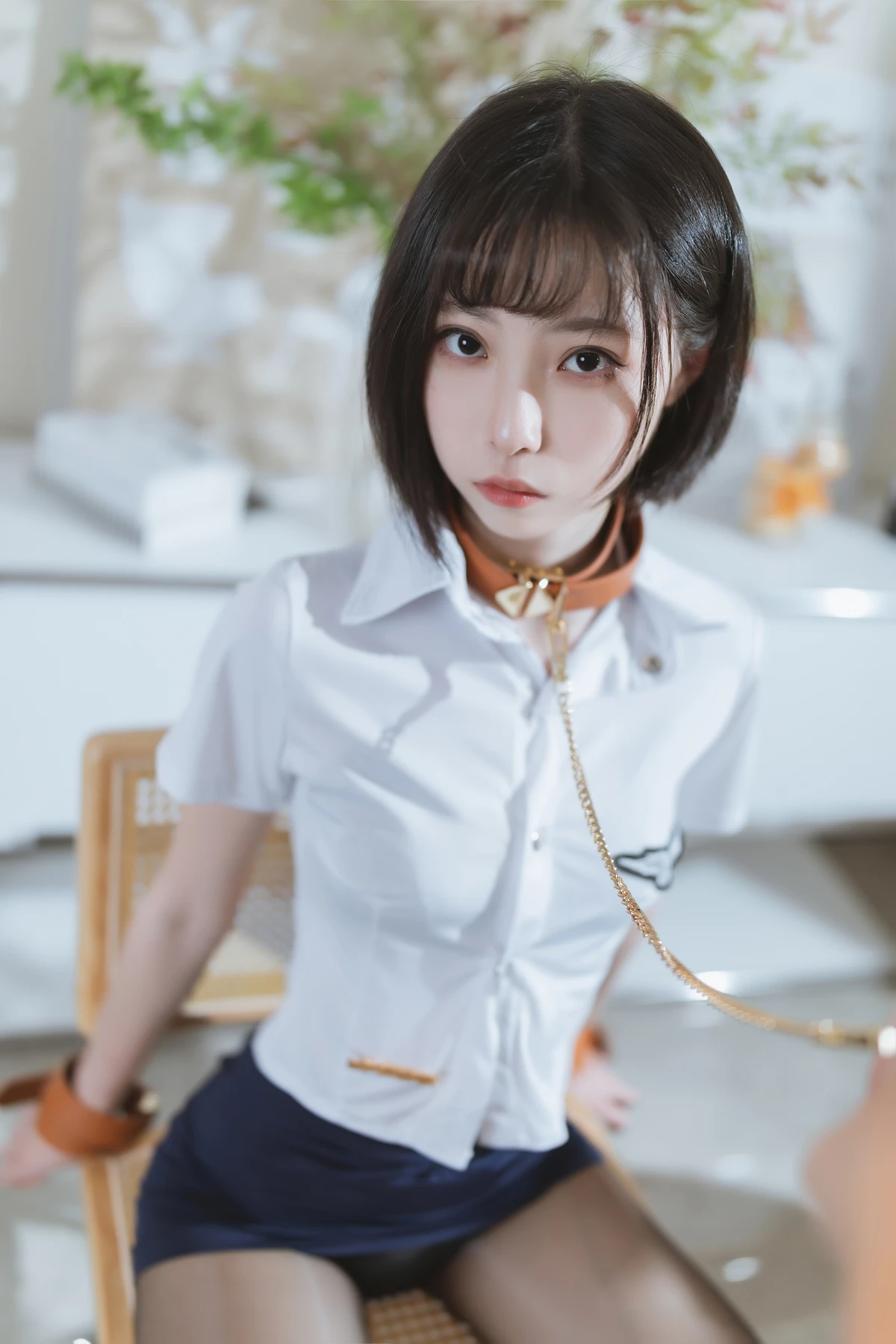 Cosplay 许岚LAN – 束缚黑色丝袜