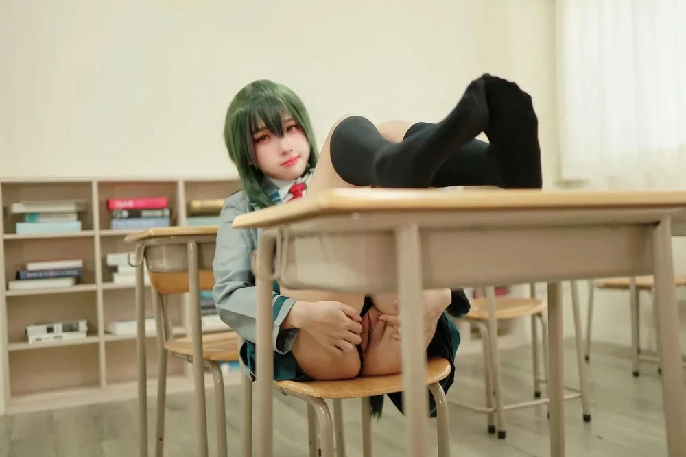 [網路收集系列]慕慕Momo – 我的英雄學院 蛙吹梅雨 學生服[27P]