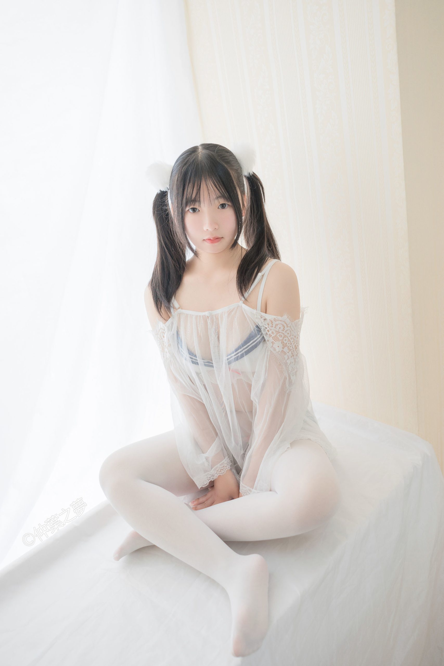[轻兰映画] Grand.004 美代Miyo 透明白纱