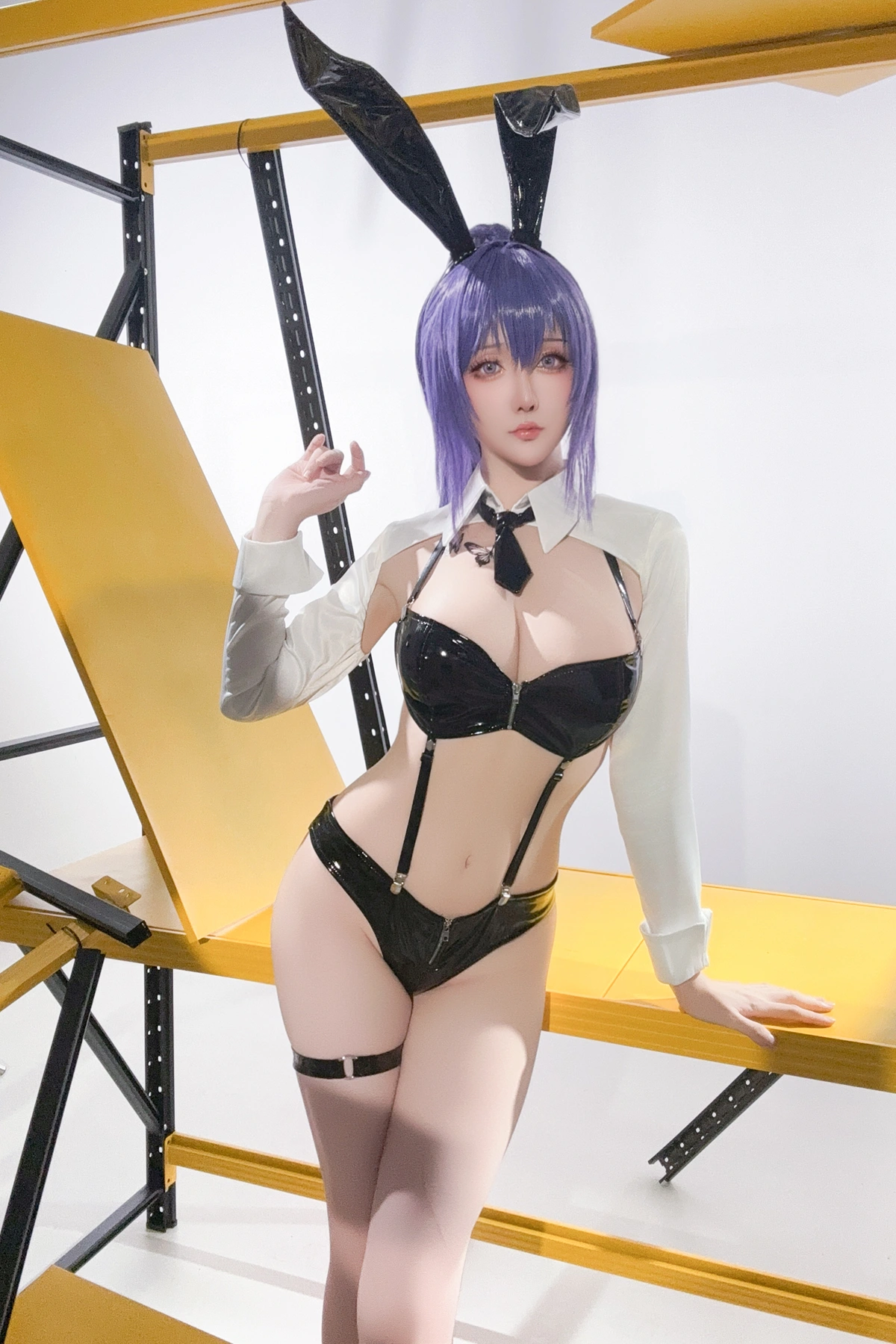 Cosplay 星之迟迟Hoshilily – 尼尔同人 2B学姐服