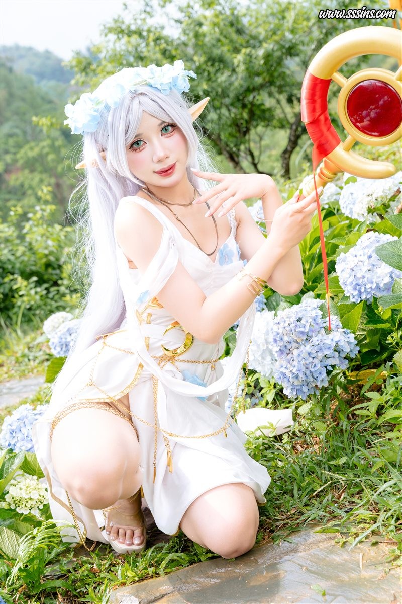 PoppaChan – Frieren Blue Valley Dress [38P／446.6MB]