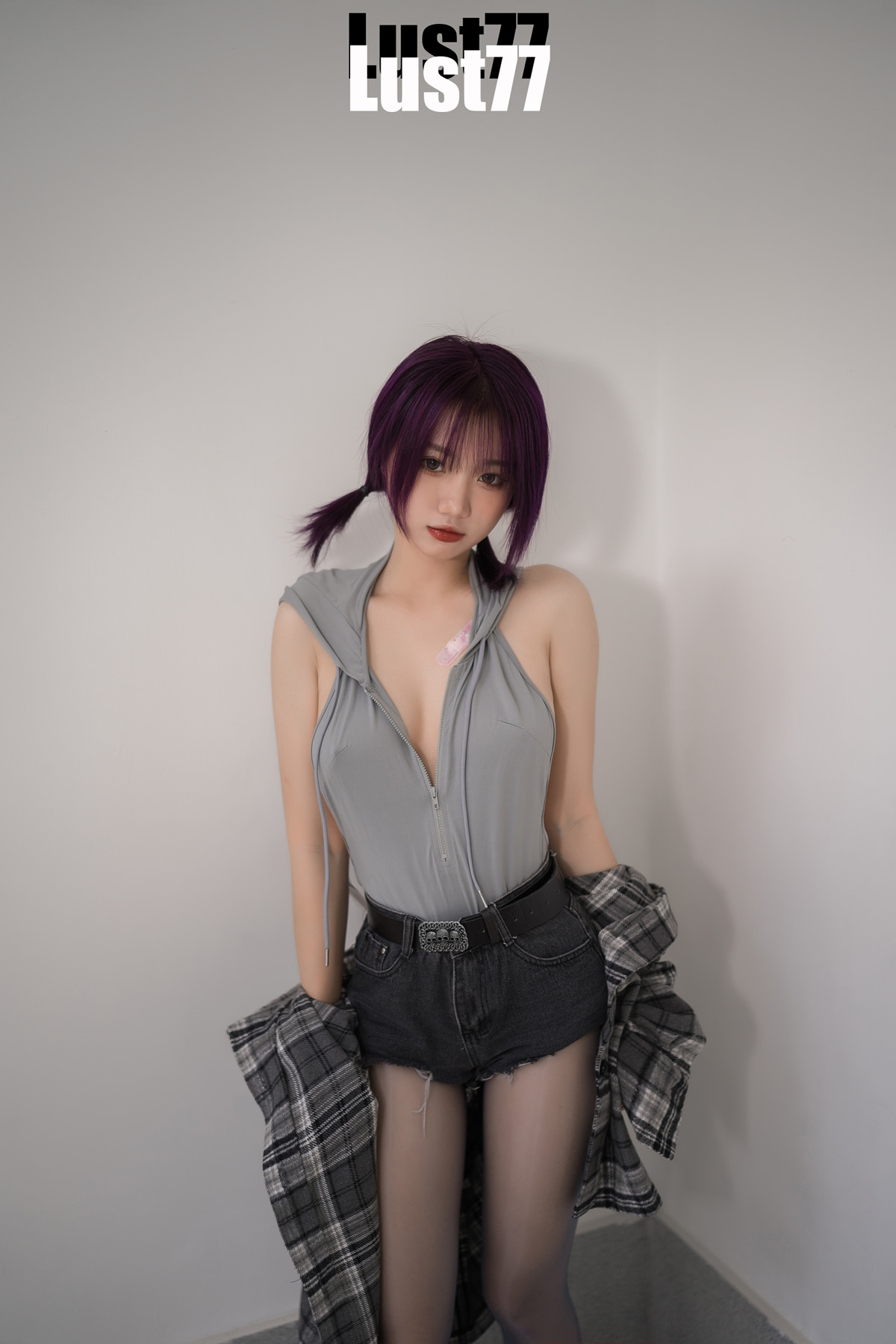 Cosplay 柒柒要乖哦 小灰兔(69P)
