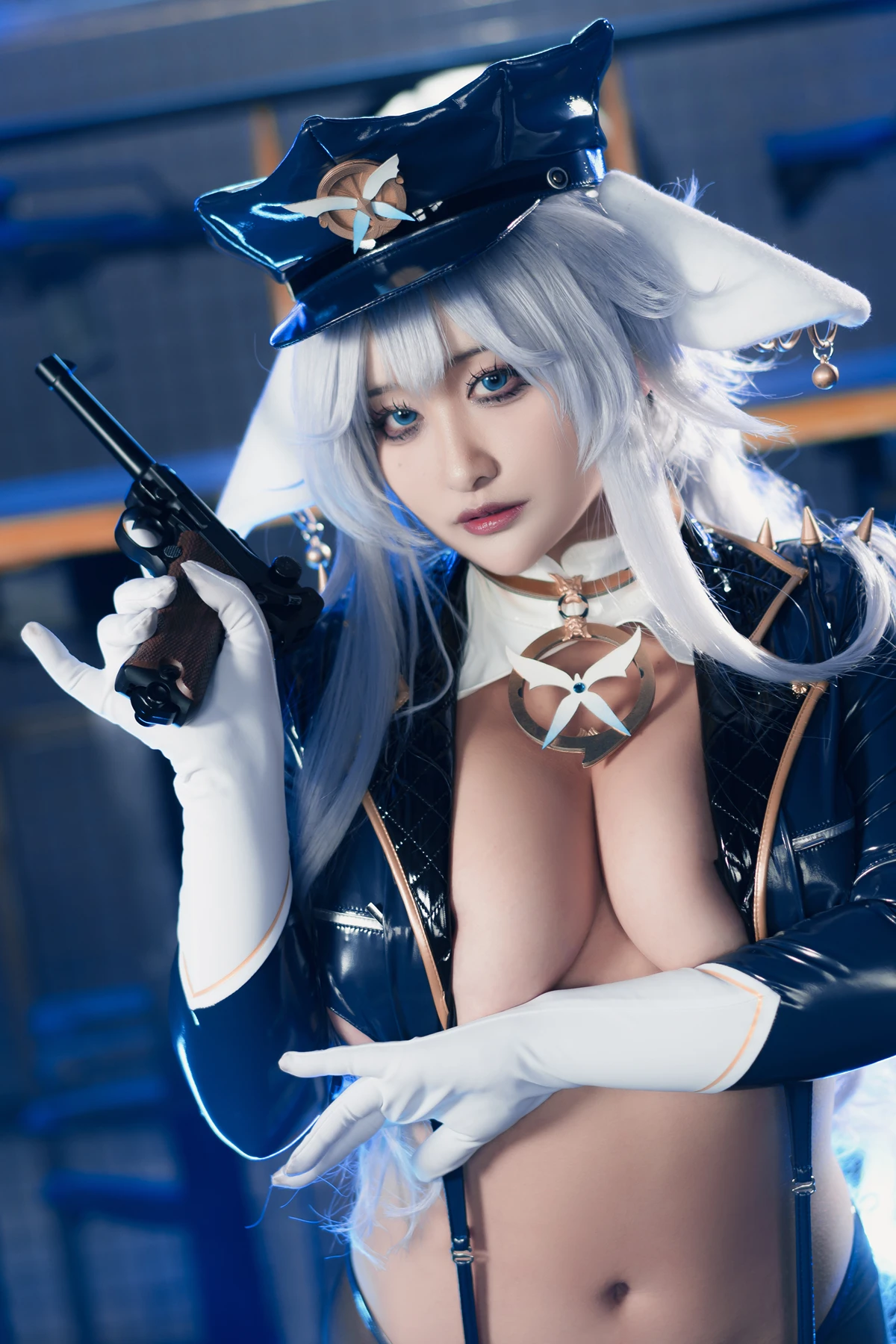 Cosplay 洛璃LoLiSAMA – 信浓女警 Set.01