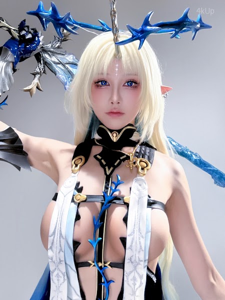 Coser@水淼Aqua 遐蝶+芙露德莉斯 自拍