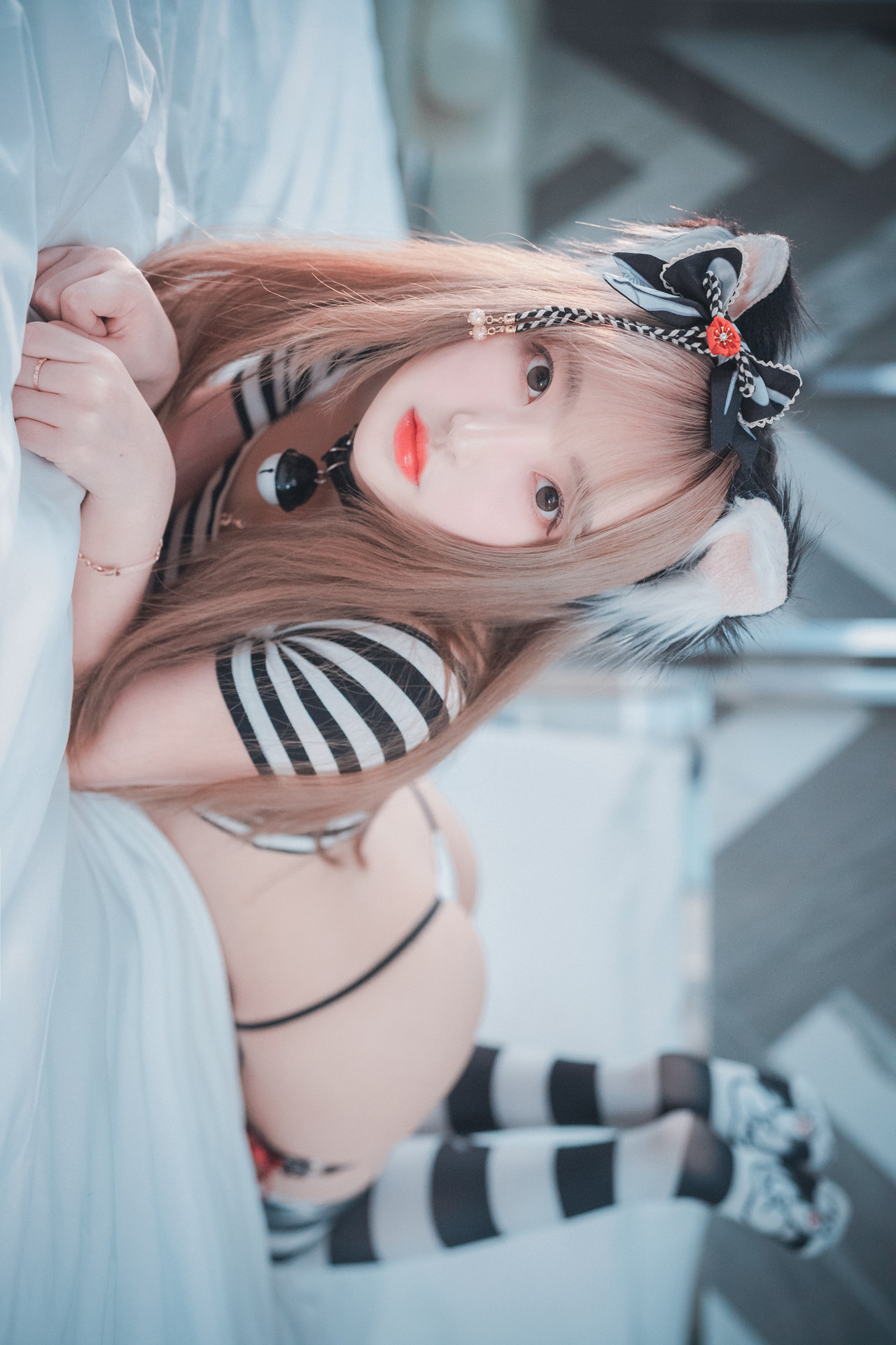 HaNari 하나리, DJAWA ‘Catgirl in Stripes’ Set.03(32P)