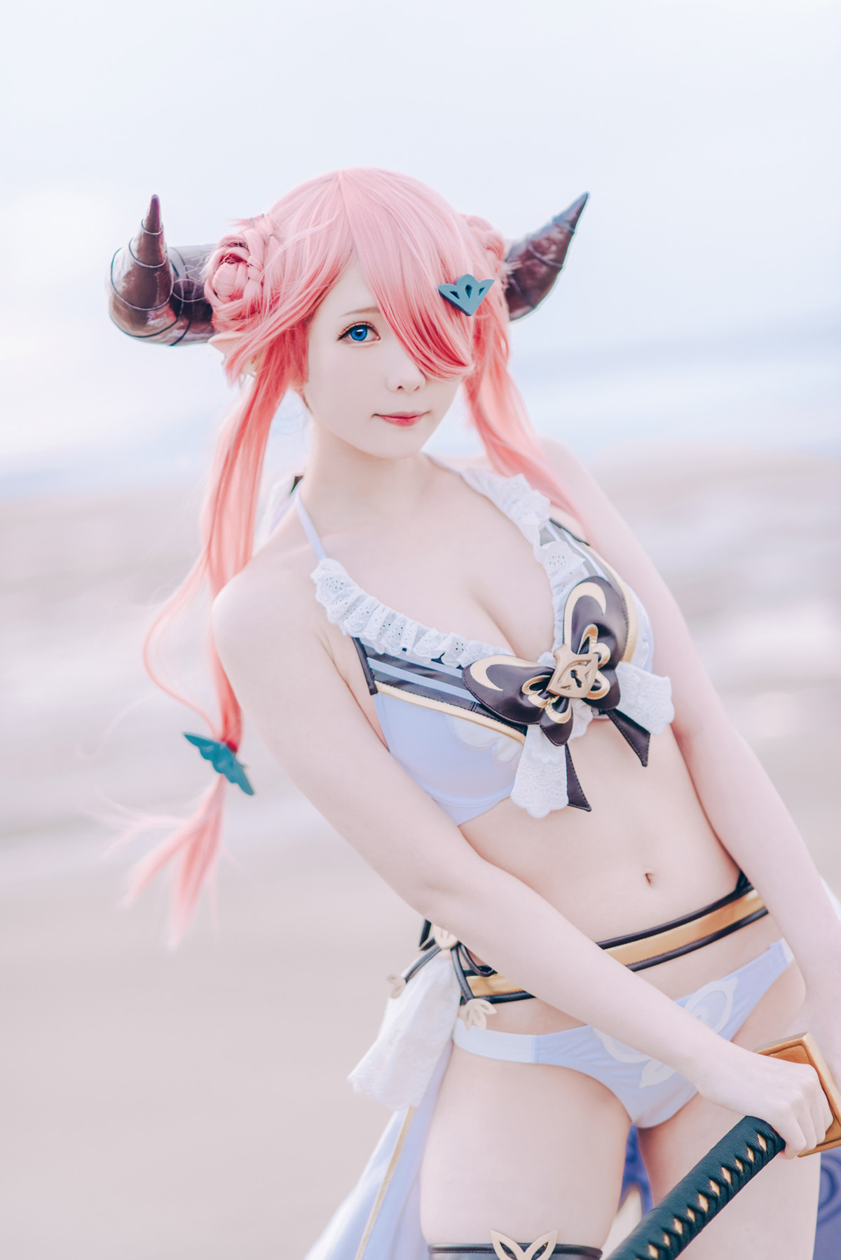 Cosplay 霜月shimo 碧蓝幻想 娜尔梅亚 Set.01(45P)