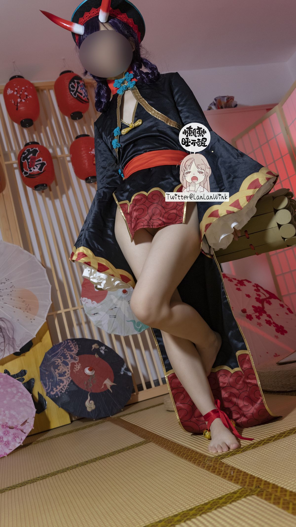 Coser@懒懒睡不醒 – 酒吞童子 (49P)