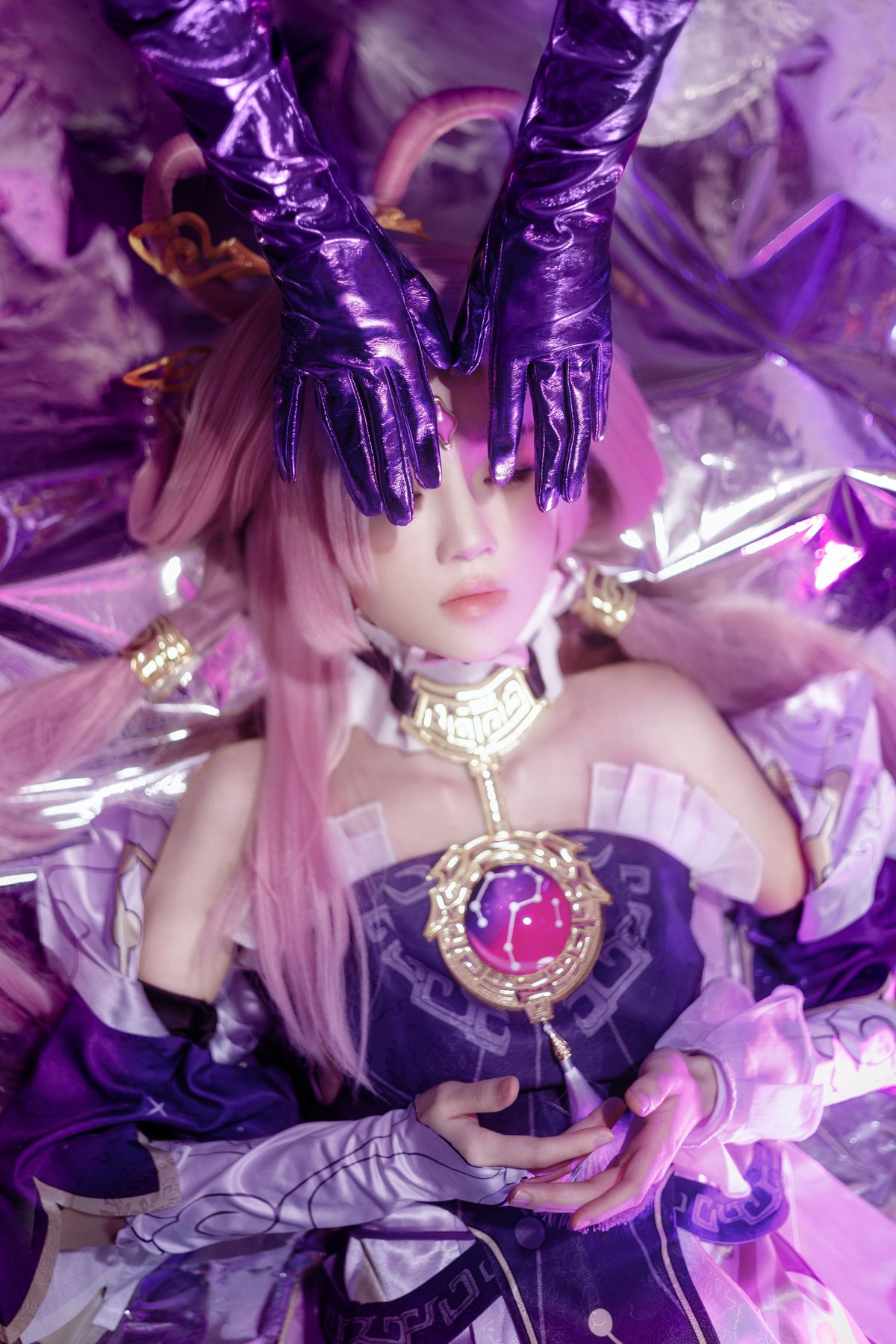Coser@桜桃喵 – 符玄 (28P – 2V)