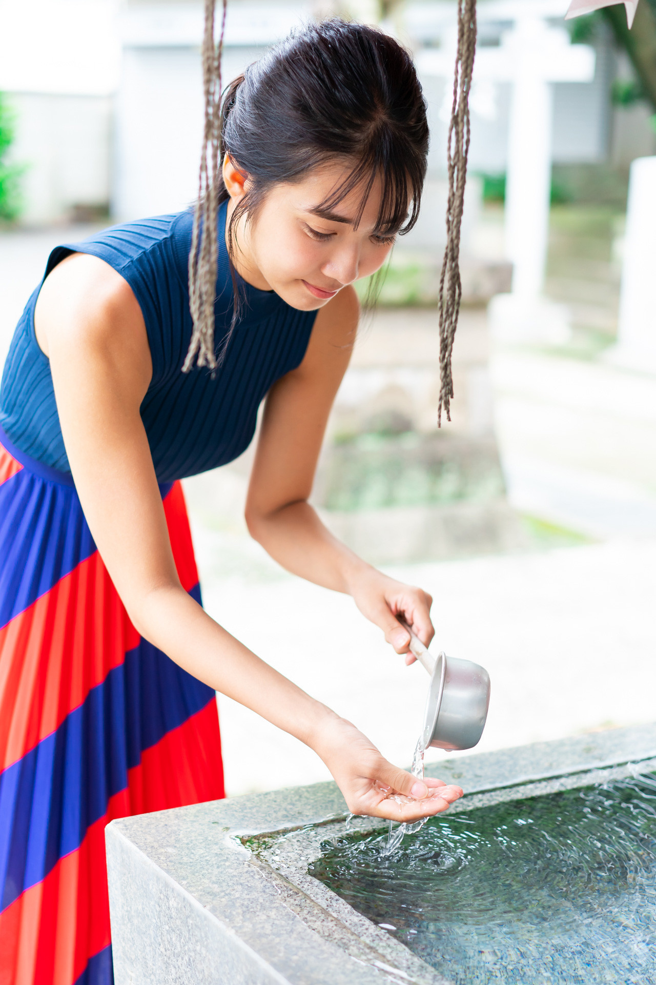 Amau Kisumi 天羽希純, FLASHデジタル写真集 「銭湯で大はしゃぎ！」 Set.03
