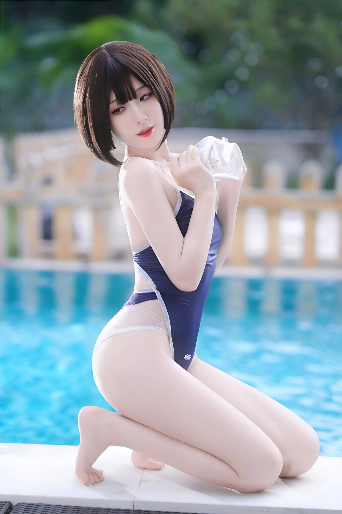 Cosplay 封疆疆v – 小海月 竞泳