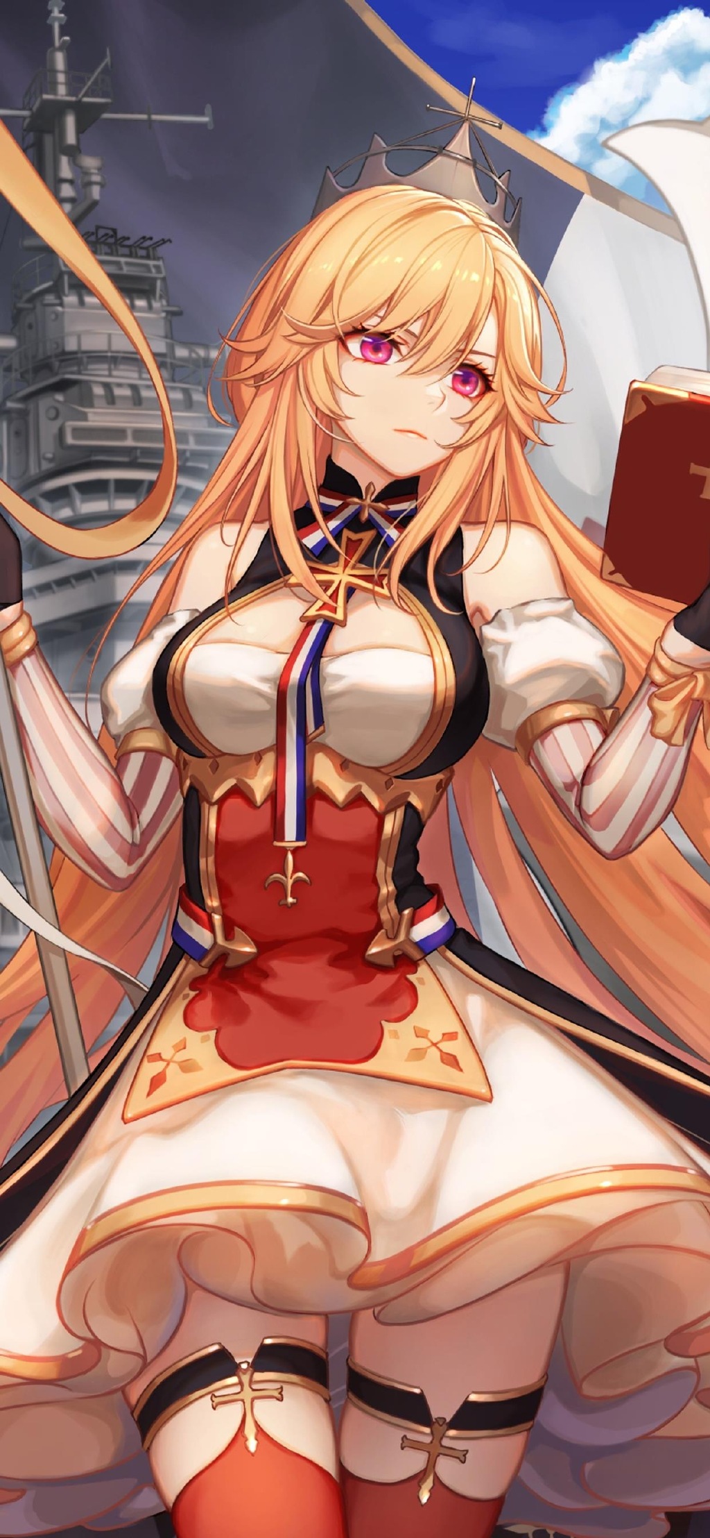 碧蓝航线卡通动漫美女同人插画