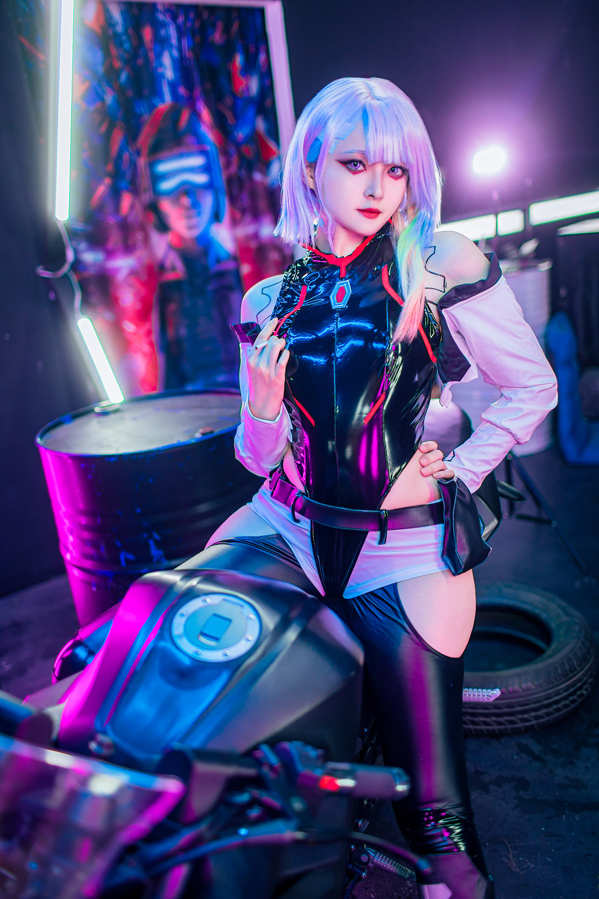 Cosplay Natsuko夏夏子 赛博朋克边缘行者Lucy(70P)