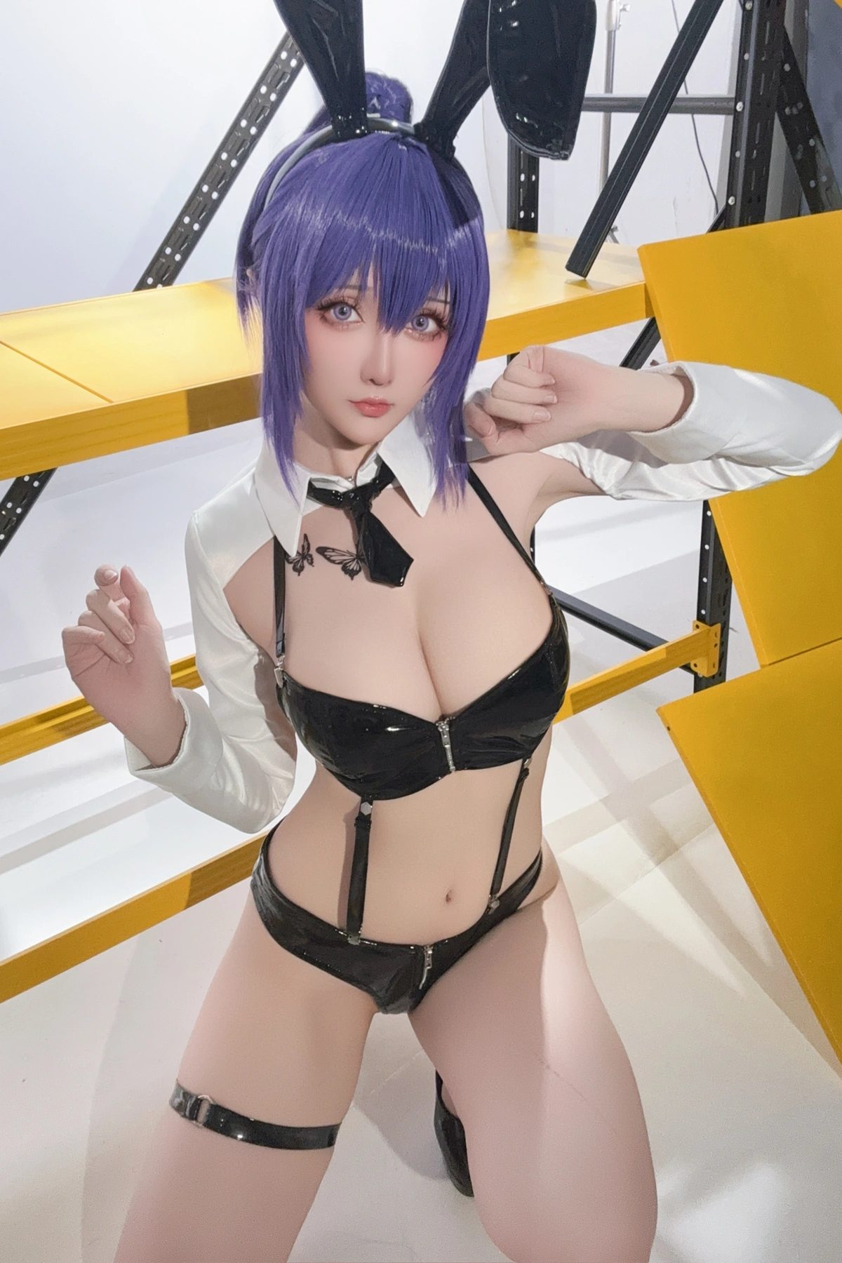 Cosplay 星之迟迟Hoshilily – 尼尔同人 2B学姐服