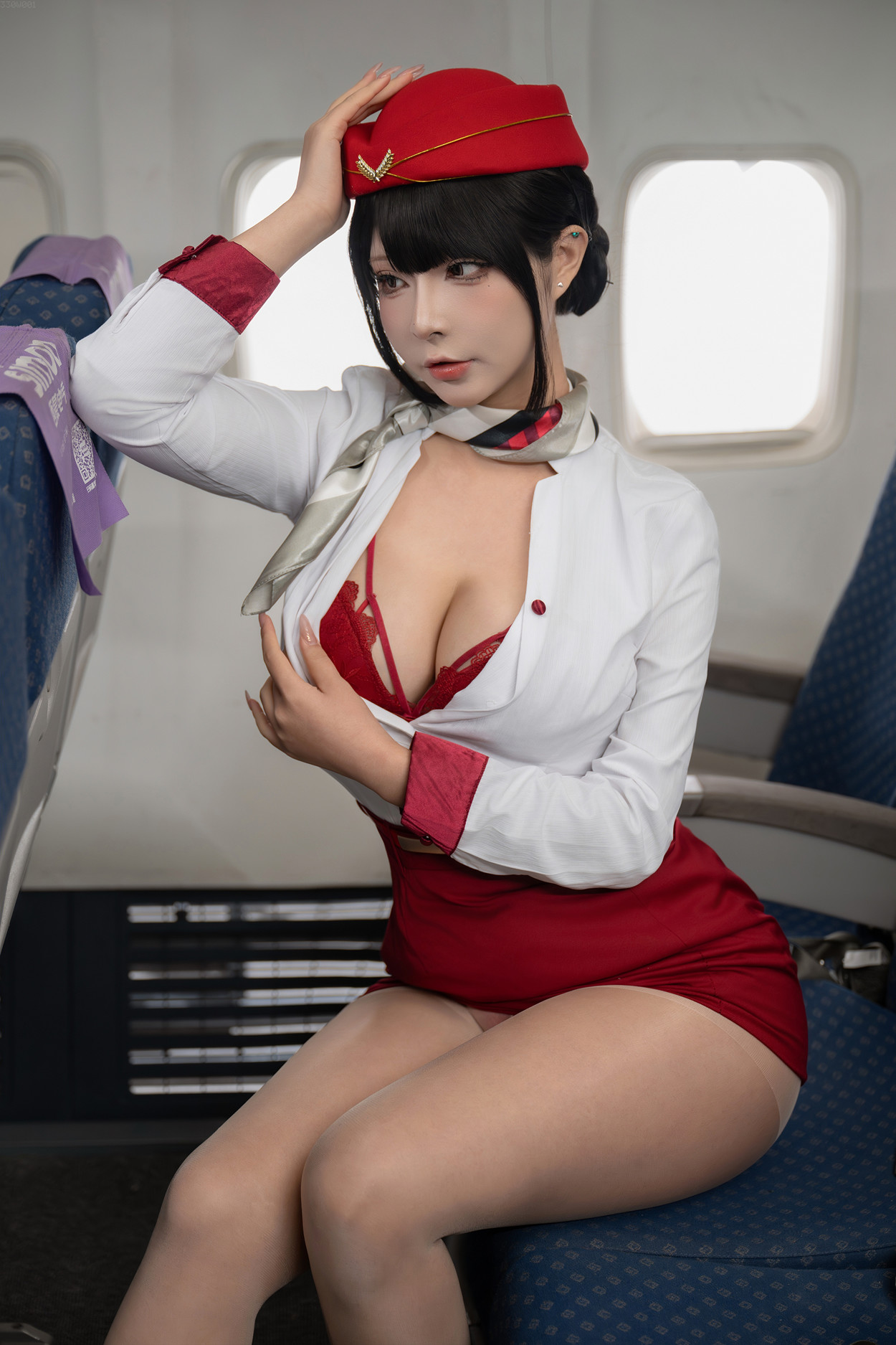 Cosplay Yuuhui玉汇 升舱服务乘务员 Set.01