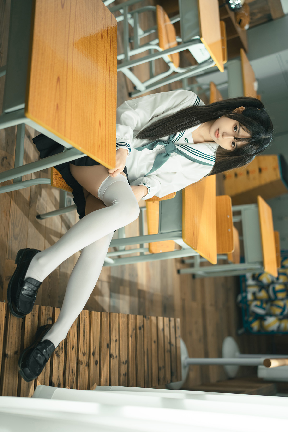 Cosplay Rua阮阮 授课中 In Class(60P)