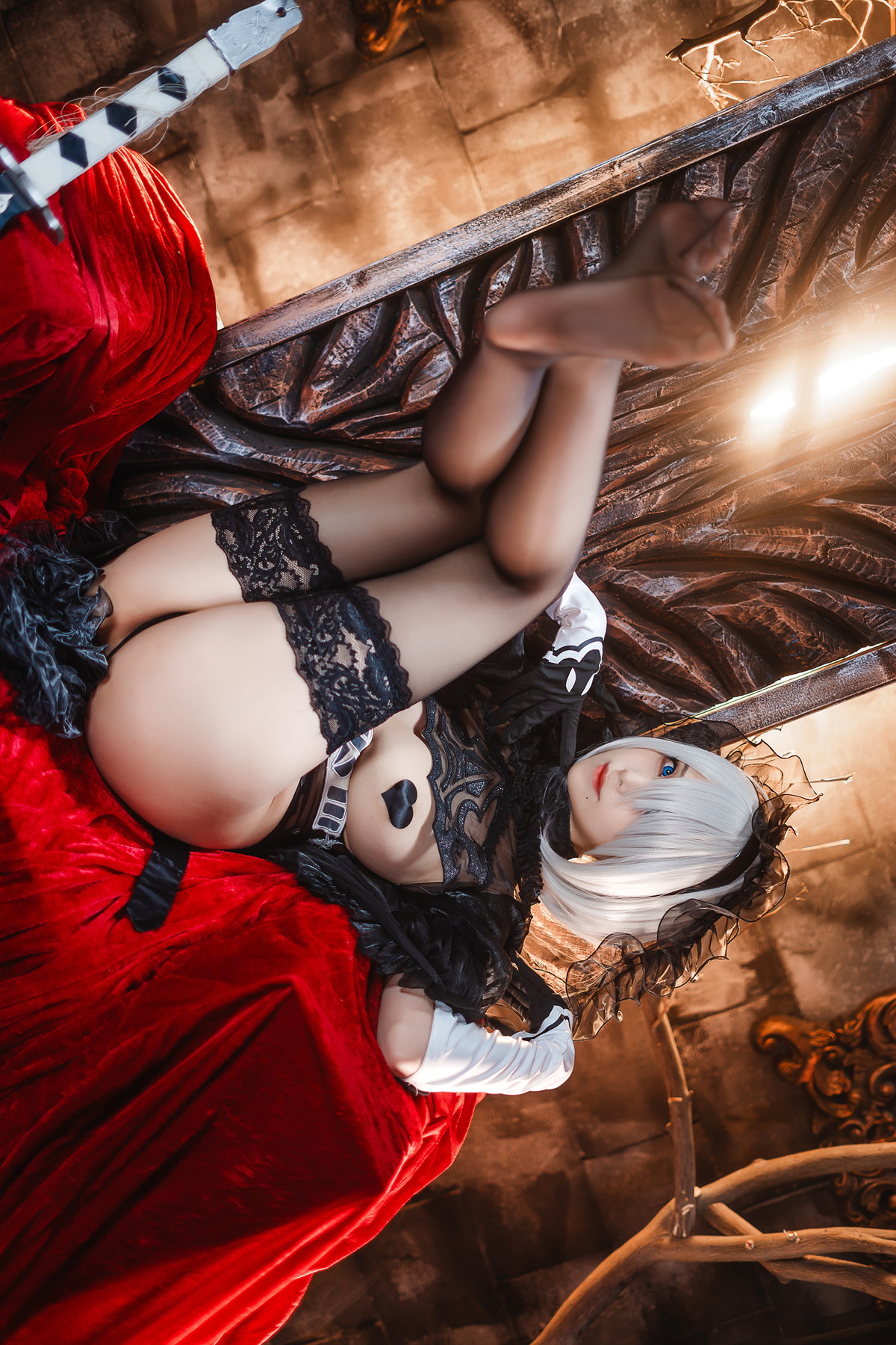 Cosplay 蜜汁猫裘Mizhimaoqiu 2B Nier:Automata Set.02(50P)