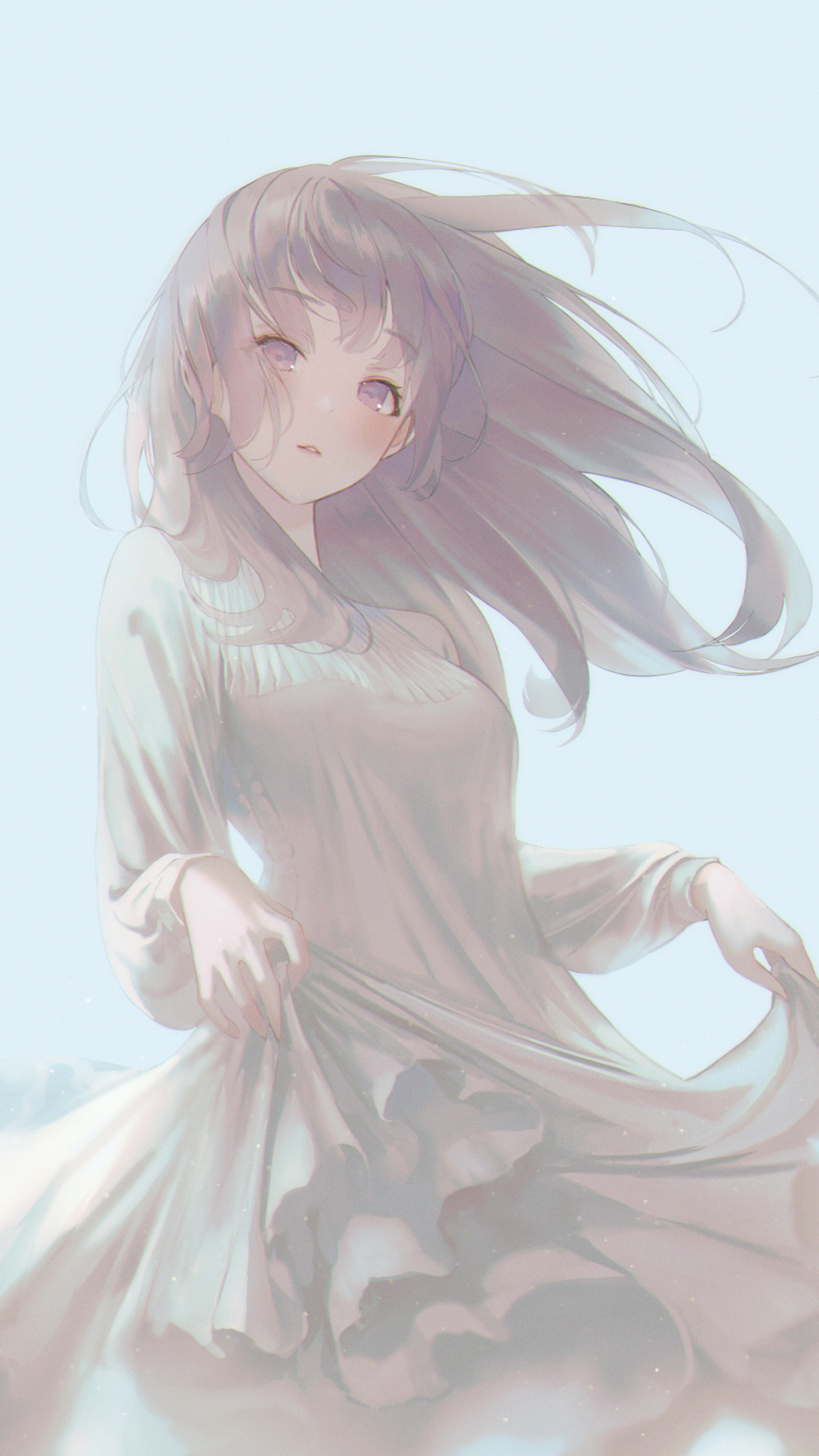 简约风格同人动漫少女