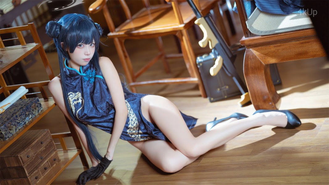 Coser@三無人型 蔚蓝档案 龙华妃咲 旗袍