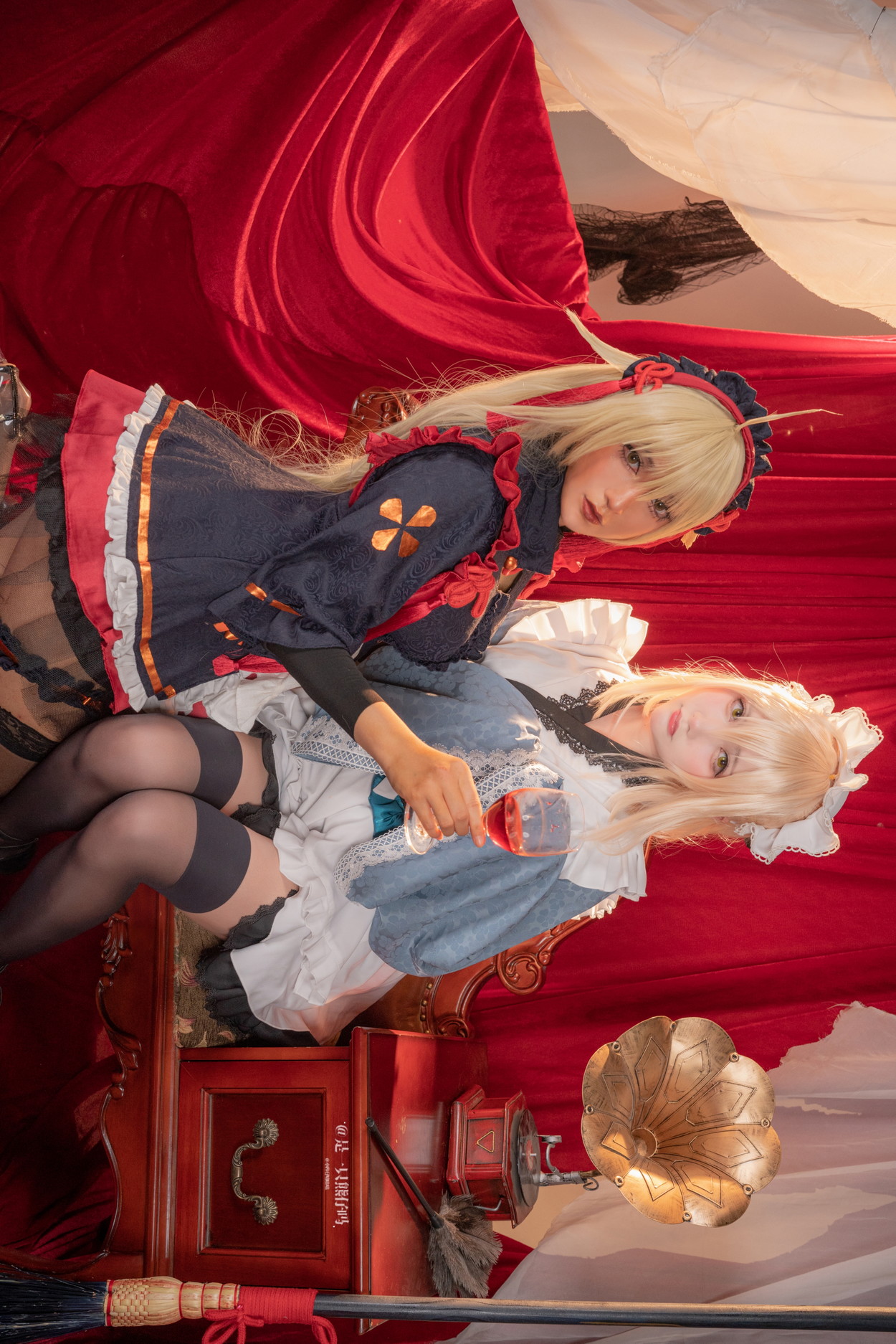 Cosplay 小容仔咕咕咕 w & 是一只熊仔吗 冲田总司 魔神冲田 双人绳艺(60P)