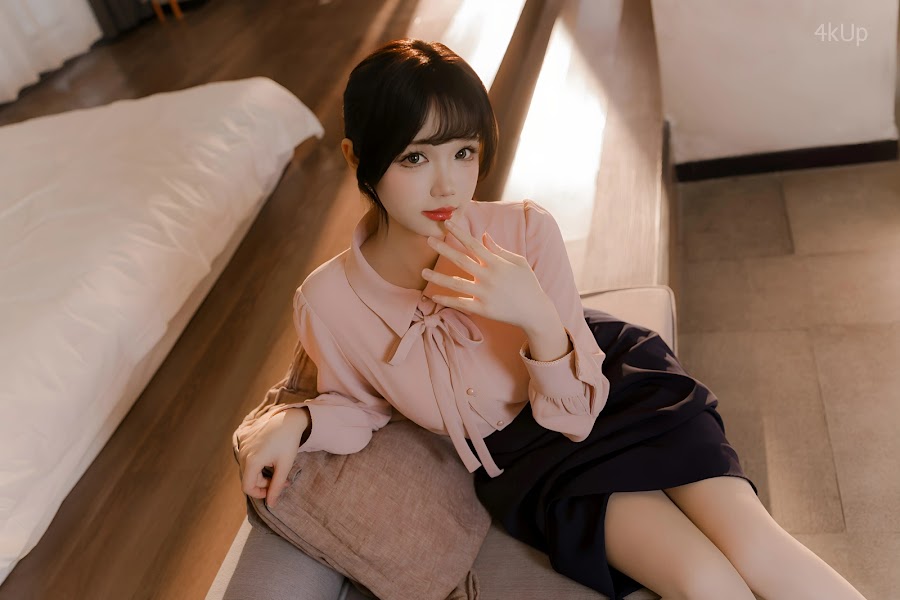 Coser@雪晴Astra 肉丝通勤OL