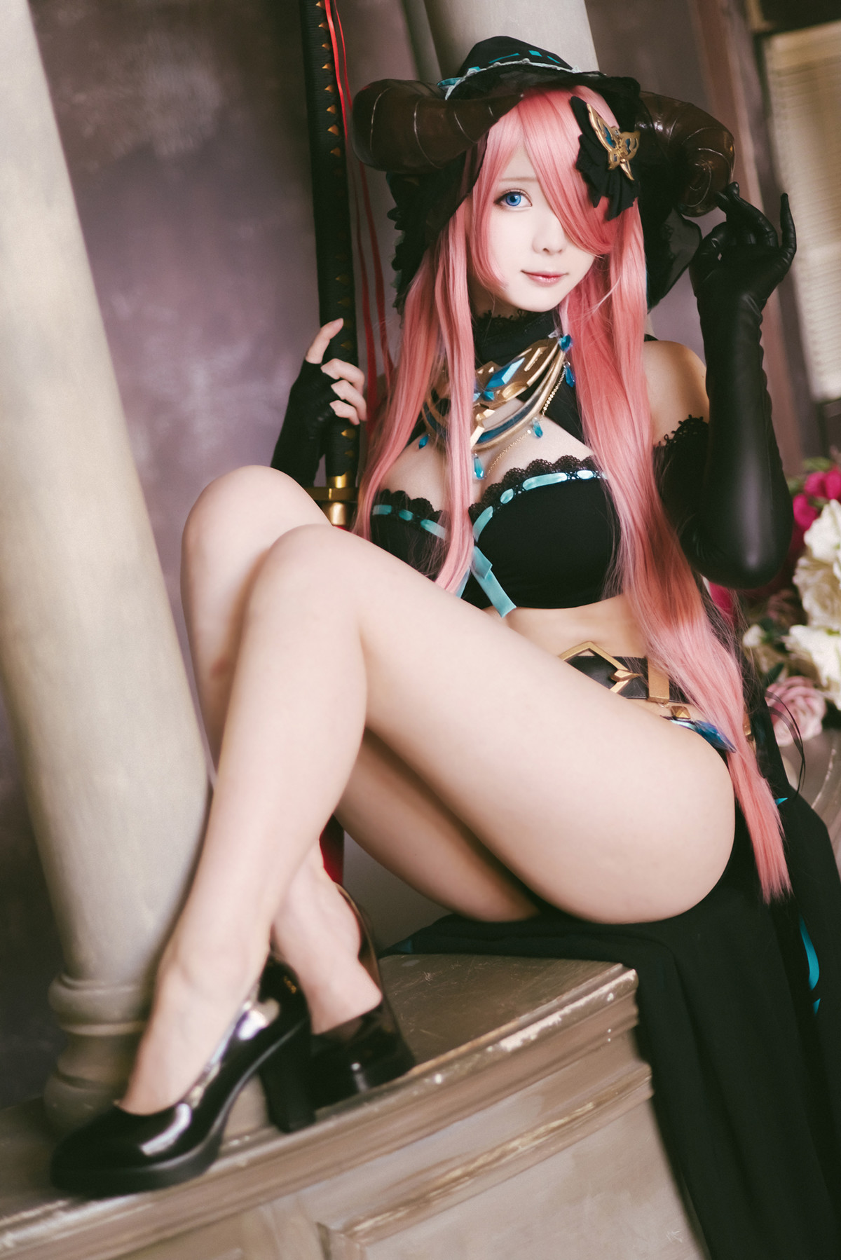 Cosplay 霜月shimo 碧蓝幻想 娜尔梅亚 Set.02(45P)
