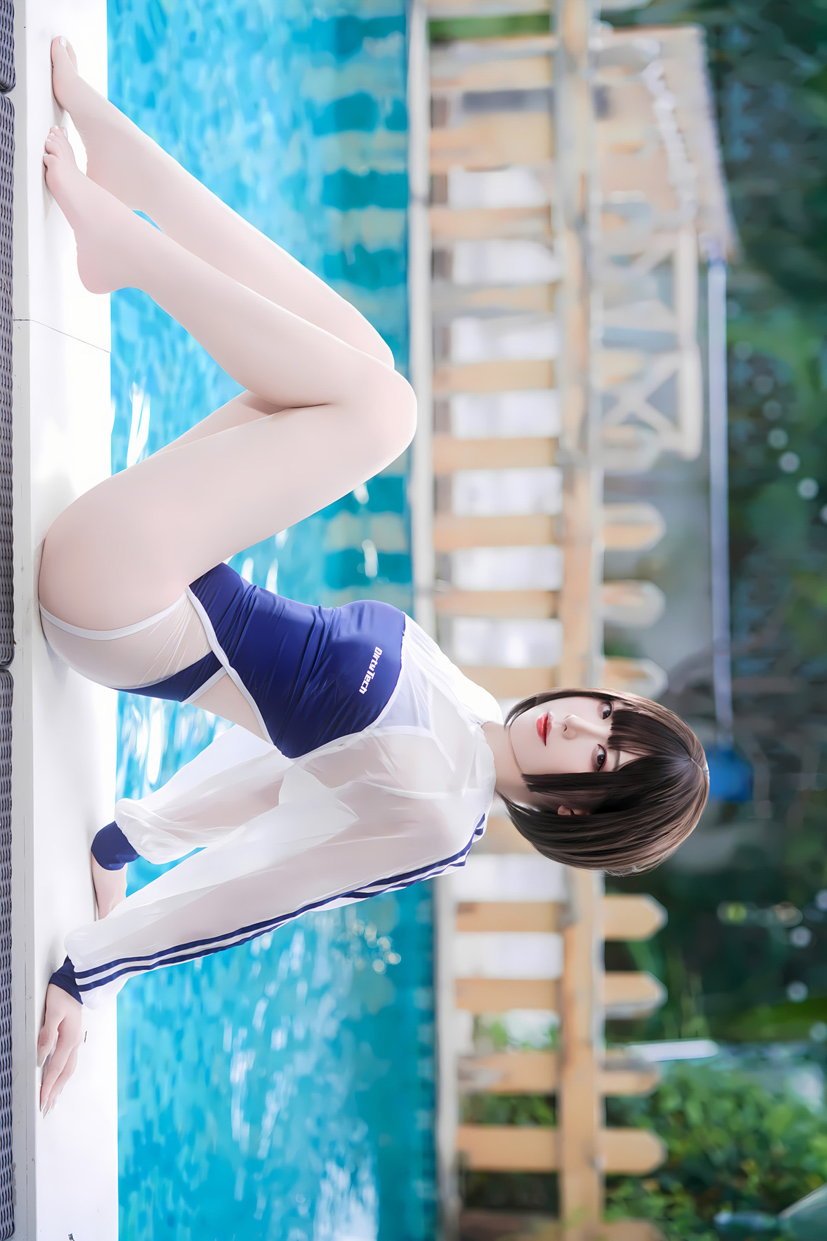 Cosplay 封疆疆v – 小海月 竞泳