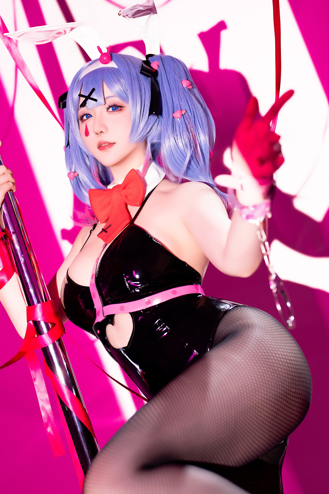 Cosplay 星之迟迟Hoshilily 初音未来 兔子洞(60P)