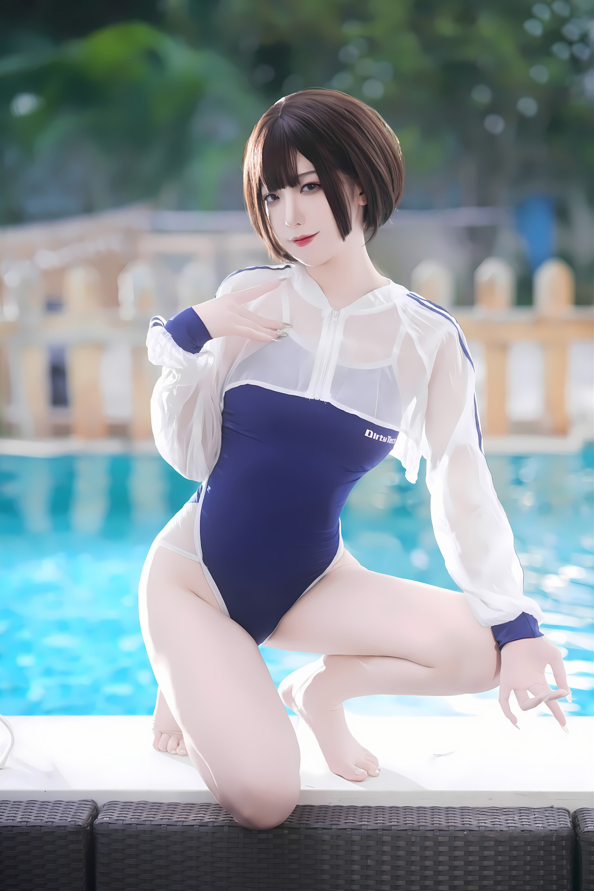 Cosplay 封疆疆v – 小海月 竞泳