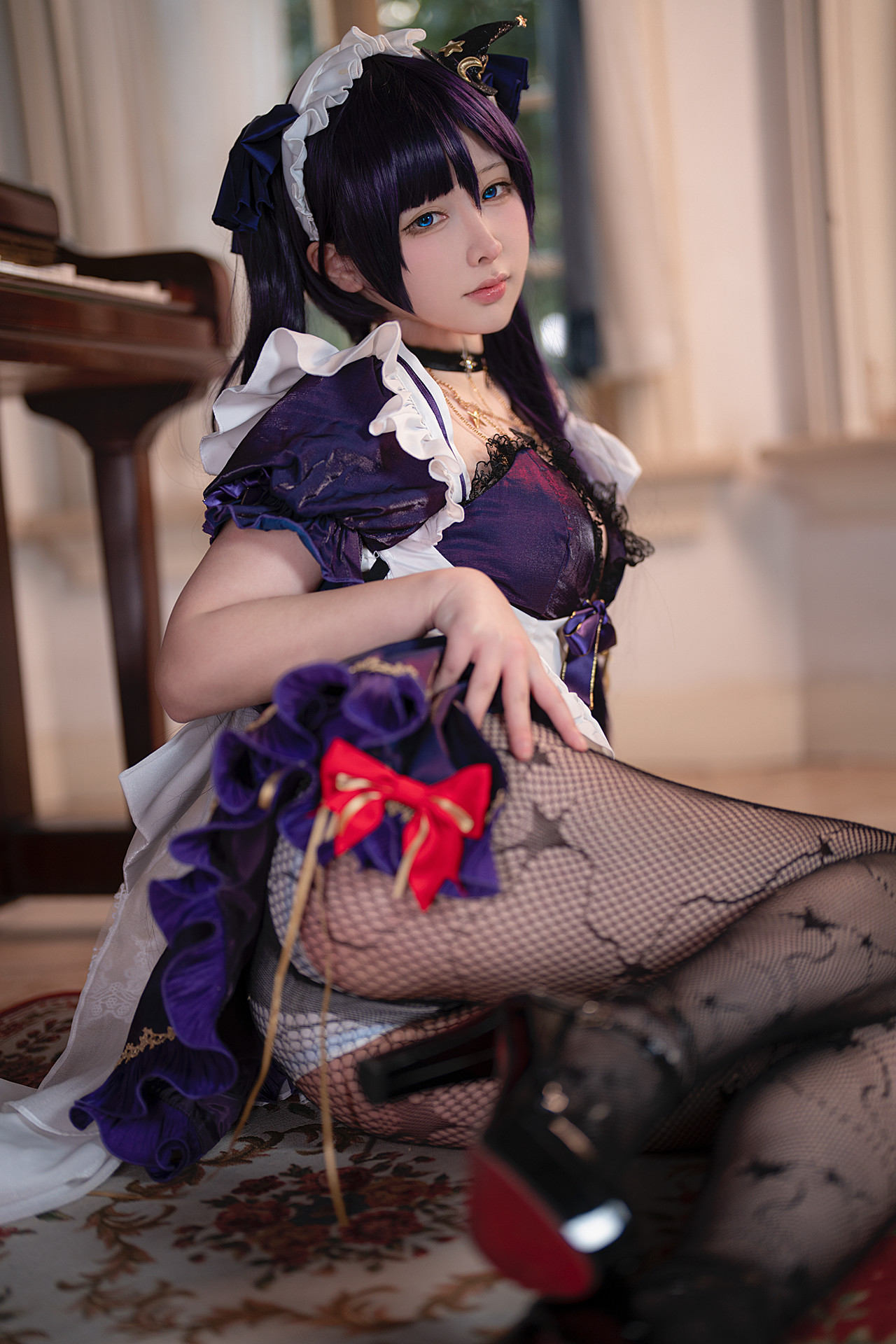 Cosplay 樱梨梨 莫娜女佣