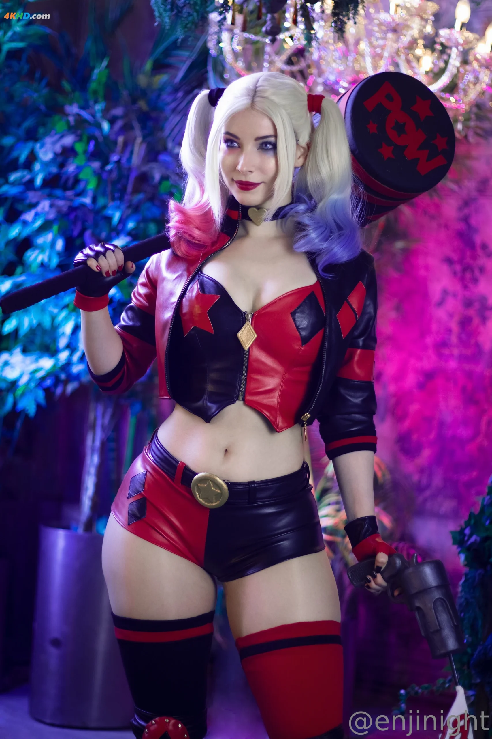 Enji Night – Harley Quinn(55MB)(29photos)